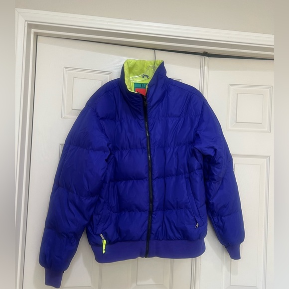 Vintage  Puffer Retro Ski Purple Winter Outdoor Sports Lightweight Jacket. XL‎ - Picture 1 of 14
